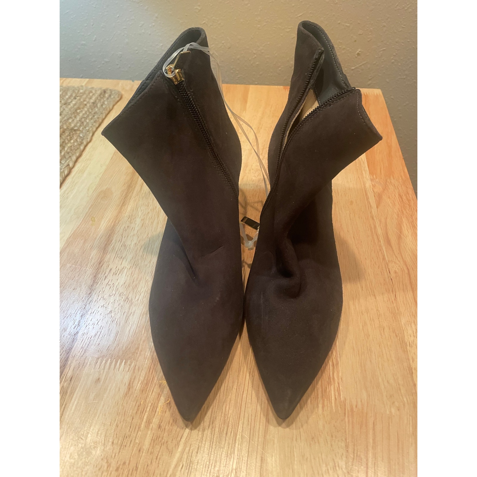 L'agence Jeanne Block Suede Heel Bootie (Women), S99